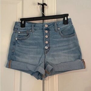 American Eagle Next Level Stretch High Waisted Shorts Size: 8
